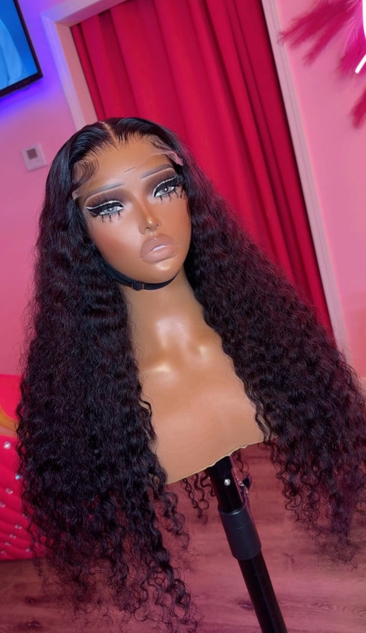 5x5 Deepwave HD Lace Closure Wig